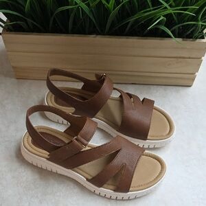 Eurosoft Brown Strappy Sandals
